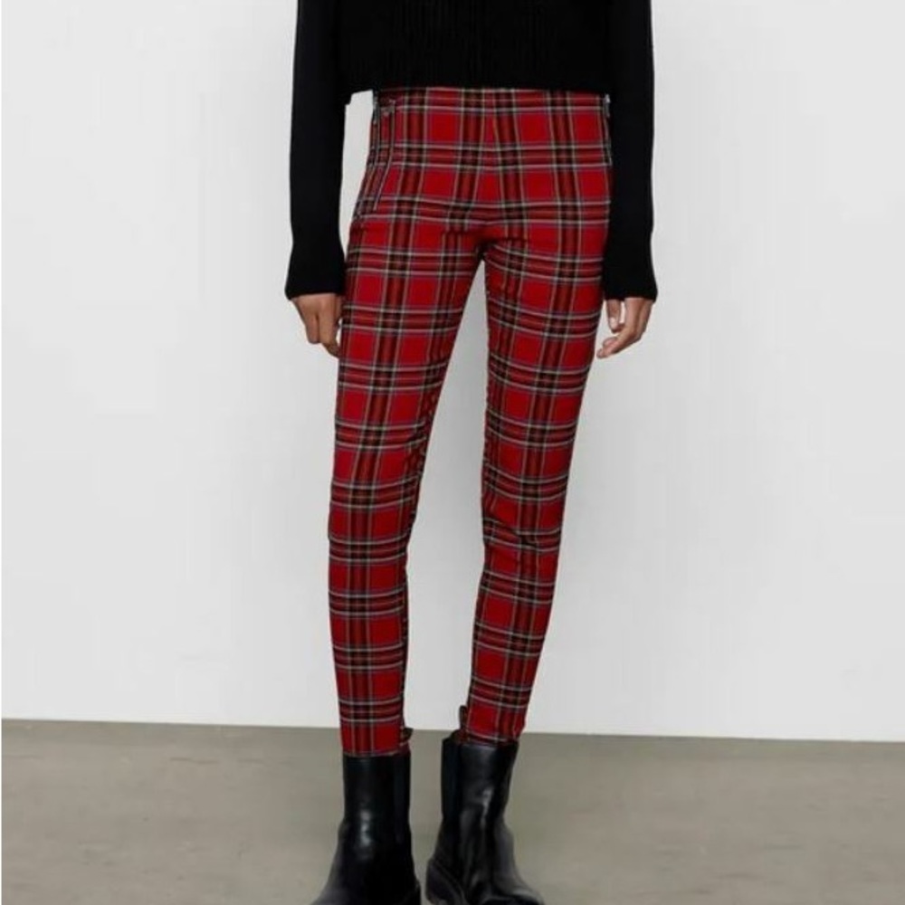 ZARA- PLAID PANT